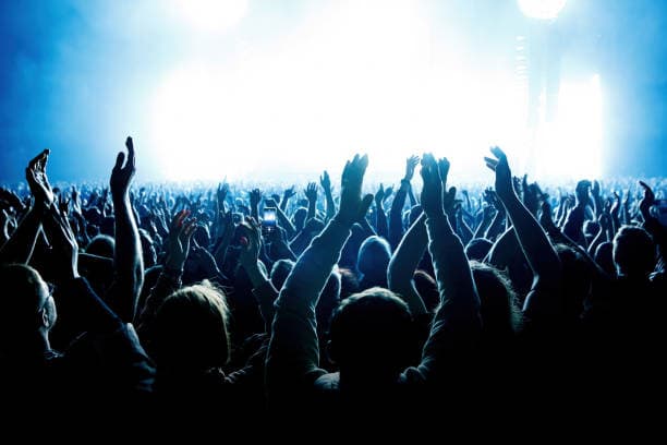 Concert at live show